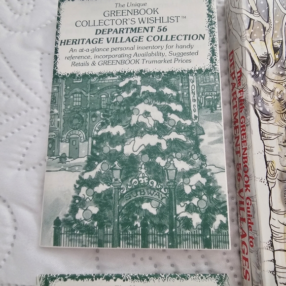 The Fifth Greenbook Guide to Department 56 Villages Vintage 1995 with Wishlists - Picture 5 of 16